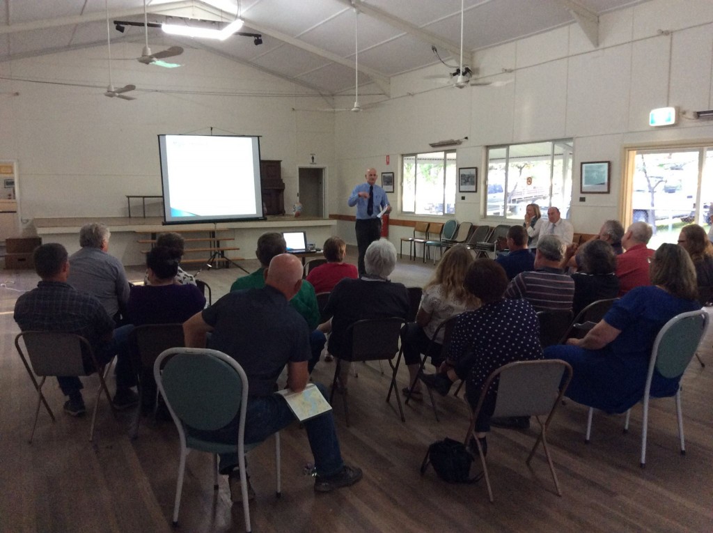 Representatives of Yass Valley Council have been visiting villages to discuss the proposed Special Rate Variation. PHOTO: Yass Valley Council